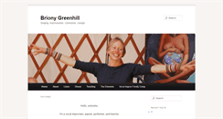 Desktop Screenshot of brionygreenhill.com
